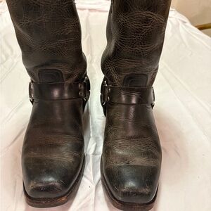 Frye gray Leather Men's Boots